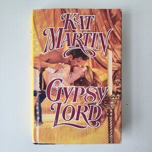Vintage Book Gypsy Lord Martin Historical Romance HCDJ 1992 1st ed? Spicy